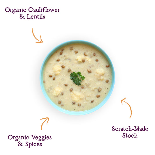Roasted Cauliflower Turmeric Soup