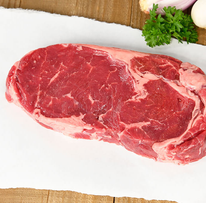 100% Grass-Fed Ribeye Beef Steak